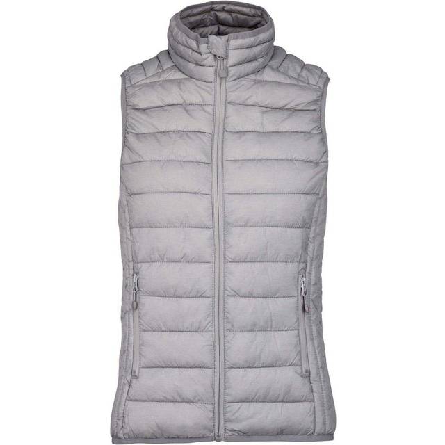 (M, Marl Silver) Kariban Womens/Ladies Lightweight Down Bodywarmer