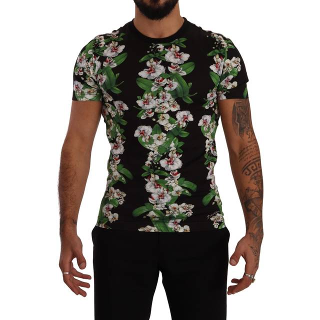 Dolce & Gabbana, Topp, Herr, XS, Bomull, T-Shirts - black (XS)