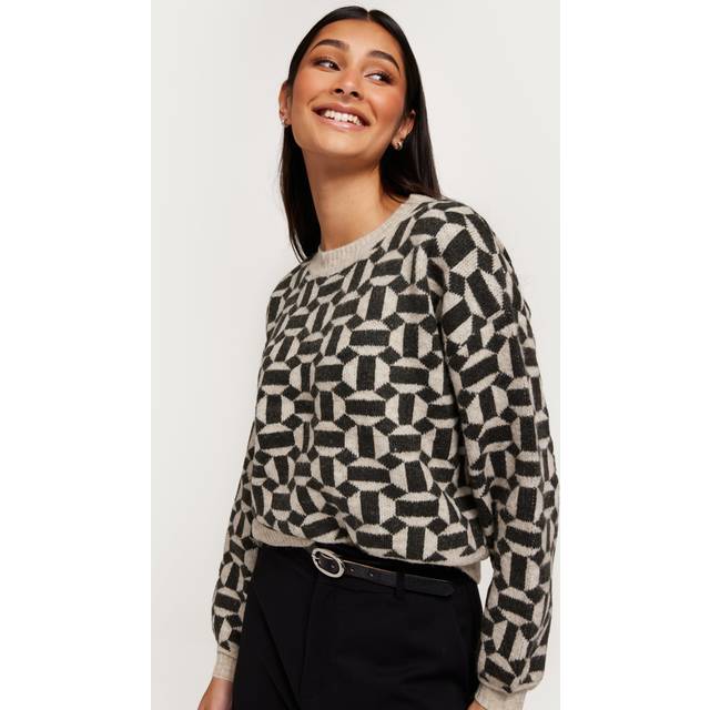 Women's sweater Only Geo Life - Beige