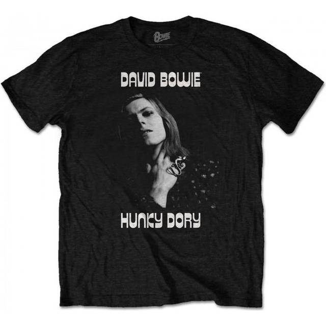 (L, Black) David Bowie Unisex Adult Hunky Dory 1 T-Shirt