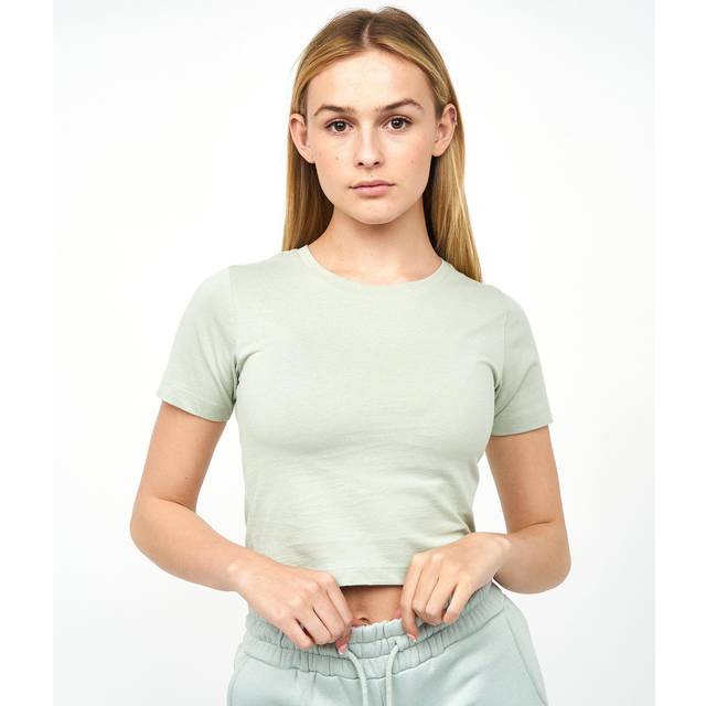 (L, Sage) Juice Womens/Ladies Tilly Crop T-Shirt