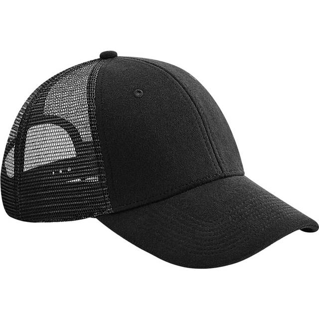 (One Size, Black) Beechfield Unisex Adult Athleisure Jersey Trucker Cap