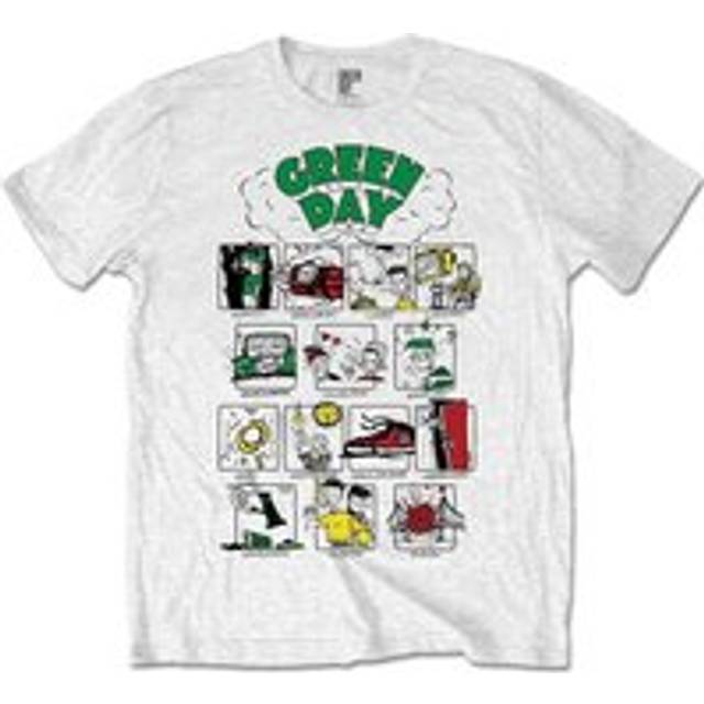 (M, White) Green Day Unisex Adult Dookie RRHOF T-Shirt