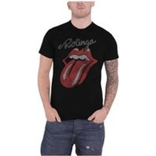 (M, Black) The Rolling Stones Unisex Adult Rolinga T-Shirt