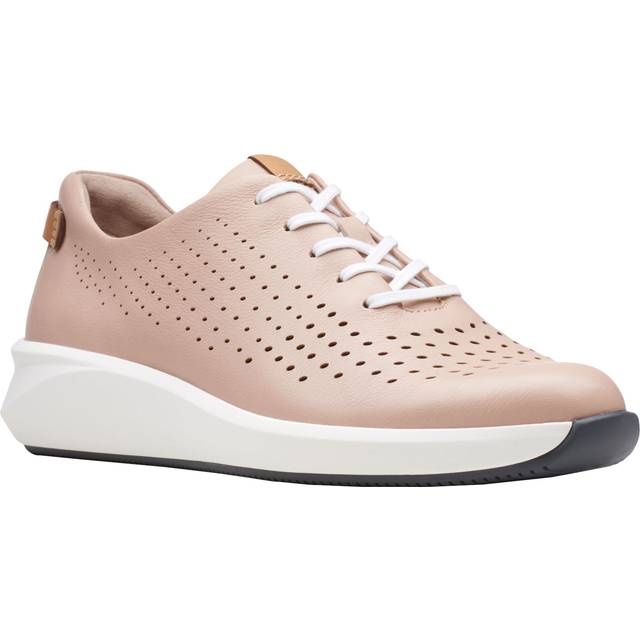 Clarks Womens/Ladies Un Rio Tie Läderskor 7 UK rodnad