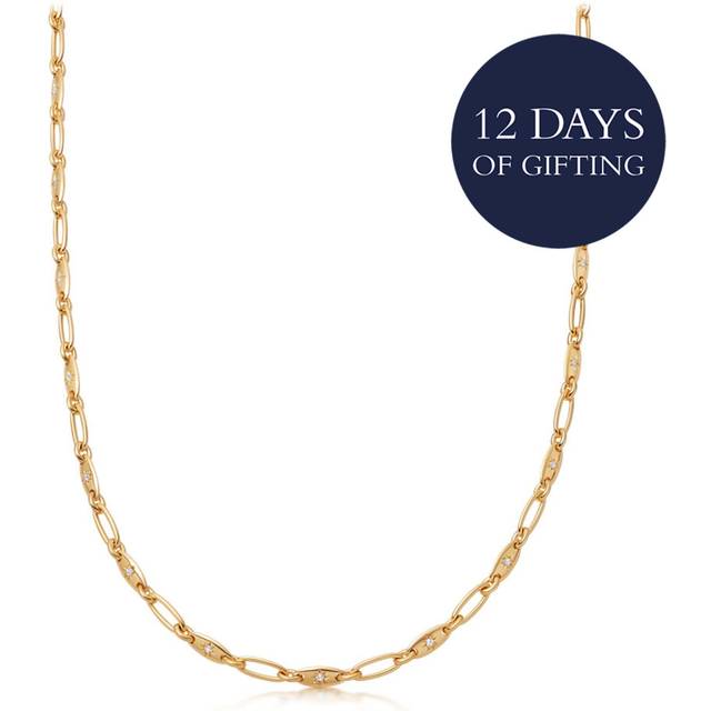 Gold Celestial Orbit Chain Necklace