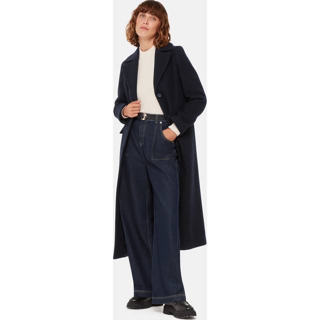 Amalia Single-Breasted Coat - BLUE - London-based brand Whistles is renowned for creating timeless pieces with contemporary edge. Understated yet of-the-moment, each piece is carefully created with high-low dressing in mind. From cosy knits and relaxed jeans to slip skirts and floral dresses, Whistles is your one stop shop for creating the ultimate capsule wardrobe.