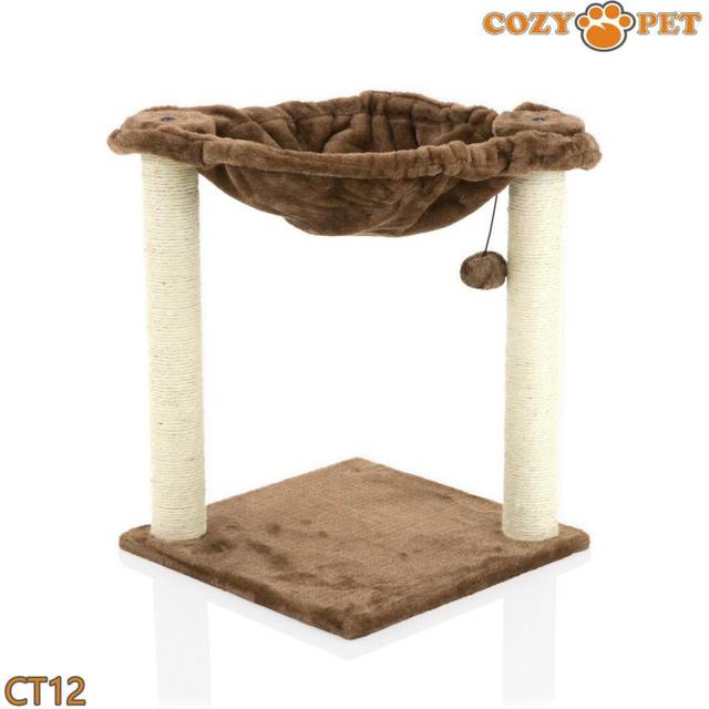 Cat Tree By Cozy Pet Sisal Scratching Post Kitten Cat Trees - CT12-Choc
