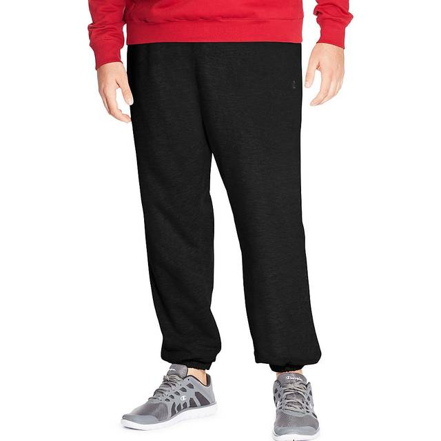 Champion Big and Tall Sweatpants for Men - Heavyweight Mens Fleece Joggers Sweatpants Black