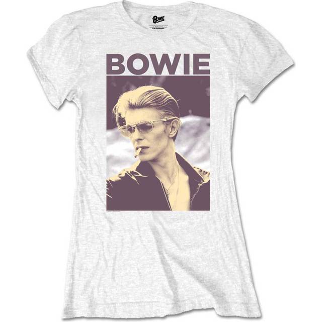 Band monkey david bowie ladies t-shirt smoking (retail pack)