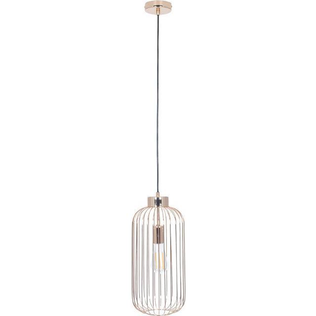 Dania French Gold Metal Wire Tall Pendant (Medium)