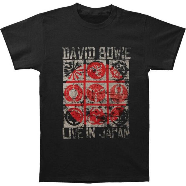 (M, Black) David Bowie Unisex Adult Live In Japan T-Shirt