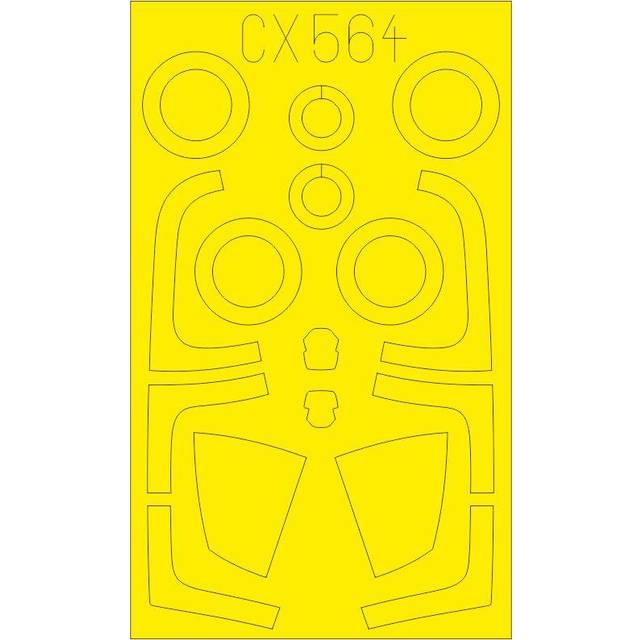 EDMCX564 - Eduard Mask 1:72 - F-15J (Great Wall Hobby)