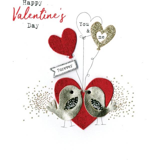 You & Me Forever Irresistible Valentine's Greeting Card Embellished Cards
