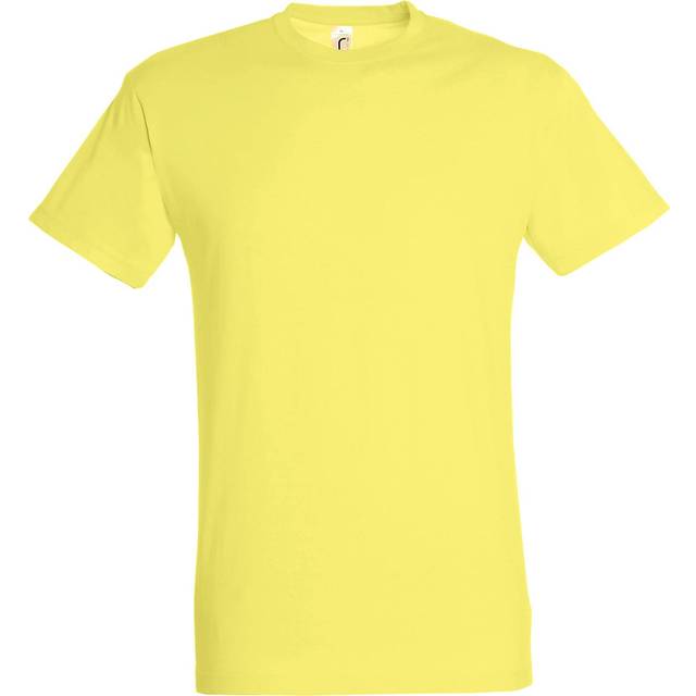 (M, Pale Yellow) SOLS Mens Regent Short Sleeve T-Shirt