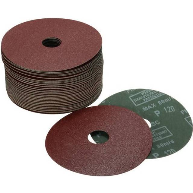 (120#) 50pcs 115mm Sanding Grinding Discs Wheels 24-120 Grit for Angle Grinder