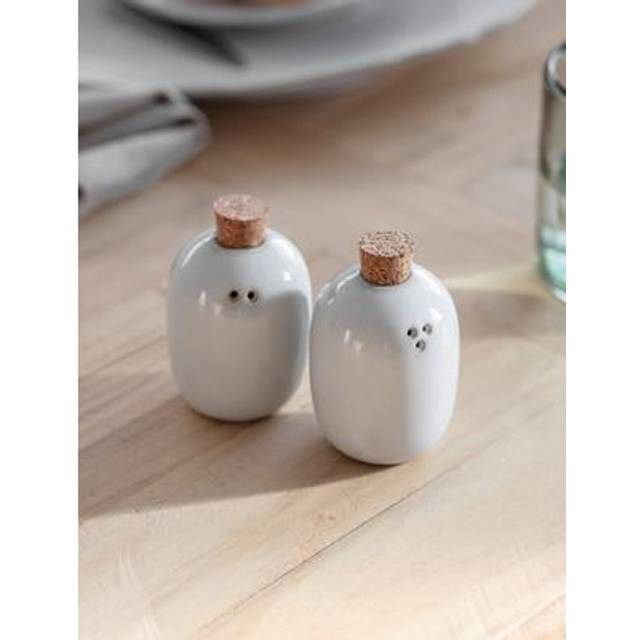 Ithaca Salt & Pepper Shakers White - Neutral