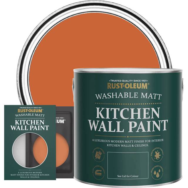 Rust-Oleum Kitchen Wall & Ceiling Paint - TIGER TEA - 10ml - Orange