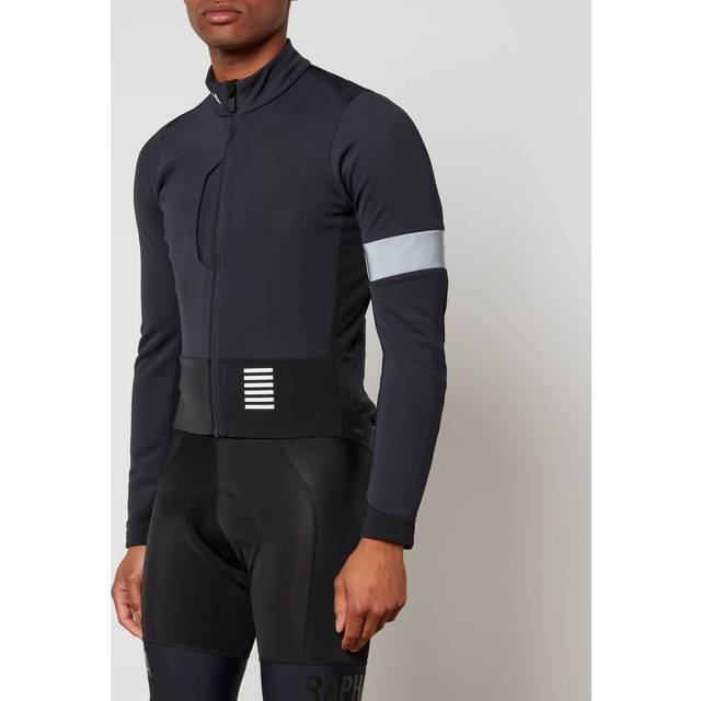 Rapha Men's Pro Team Vinterjacka Black/White, Str. L - Svart (L)