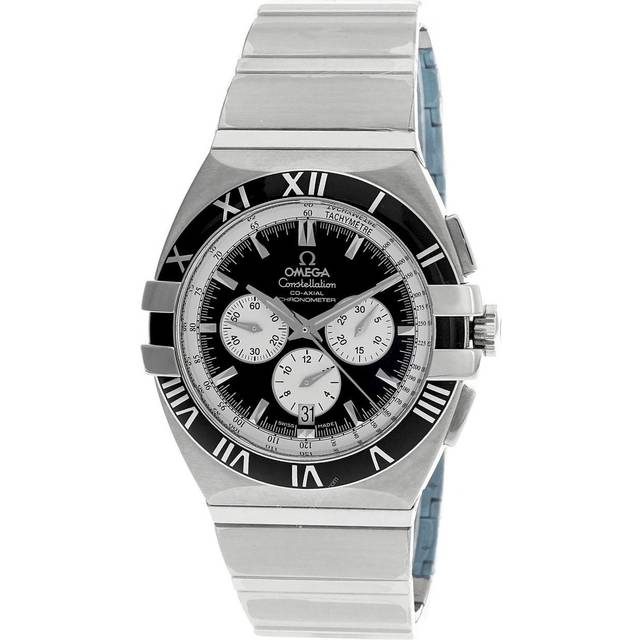 OMEGA Constellation DOUBLE EAGLE 41MM CHRONO BLK Dial Watch 1519.51.00 / 15195100 - Black - 41 mm