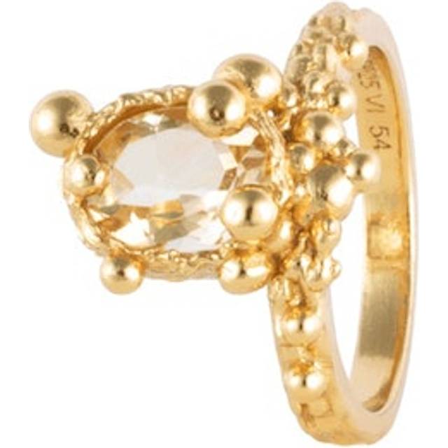 Sun Gazer Ring - Förgyllt-Silver Sterling 925 (56 Eurosize)