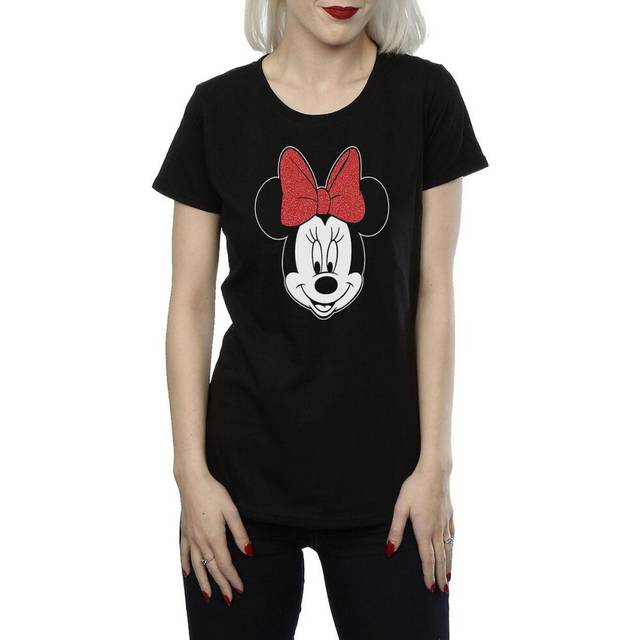 Minnie Mouse Cotton T-Shirt - Black - L