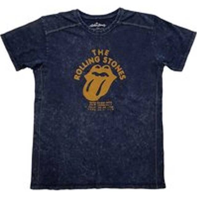 (S, Navy Blue) The Rolling Stones Unisex Adult New York City 75 T-Shirt