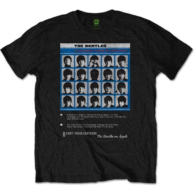The Beatles Unisex Adult Hard Days Night 8 Track T-Shirt