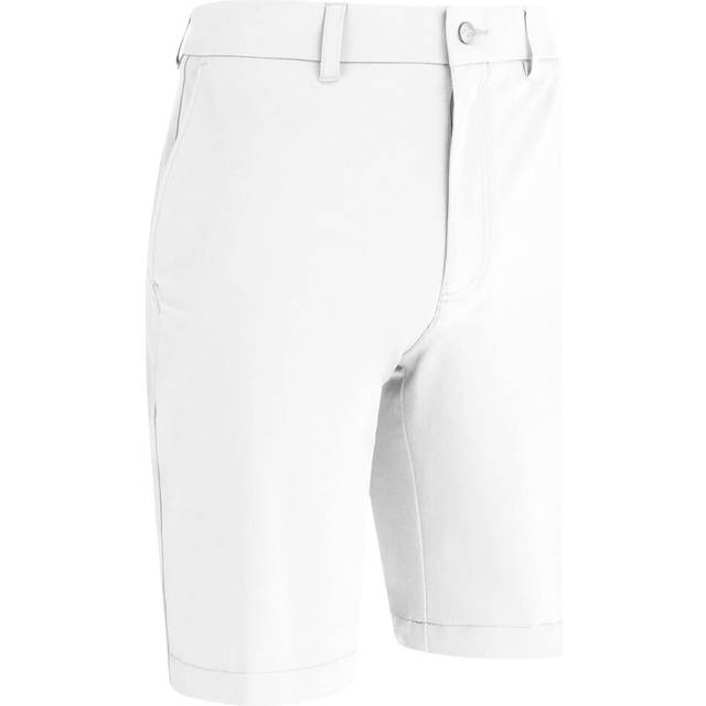 "(38"" Waist, Bright White) Callaway Golf Mens Chev Tech II Light Active Waistband Stretch Shorts"