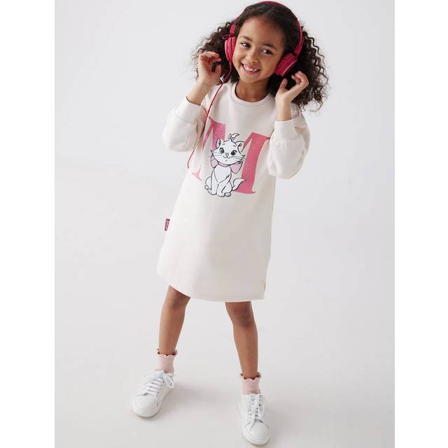 Marie Jumper Dress for Girls, Disney® The Aristocats pale pink