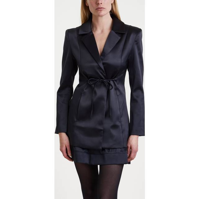GANNI Black Tiestring Blazer - 099 Black - DK 32