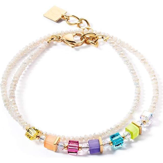 COEUR DE LION Joyful Colours Wrap Armband gold rainbow