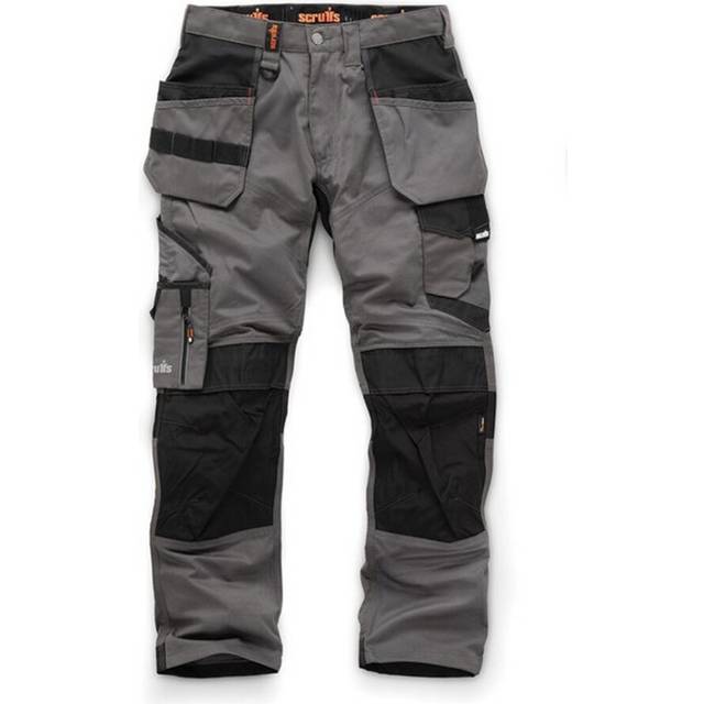 (30S, Graphite) Scruffs Mens Trade Work Trousers