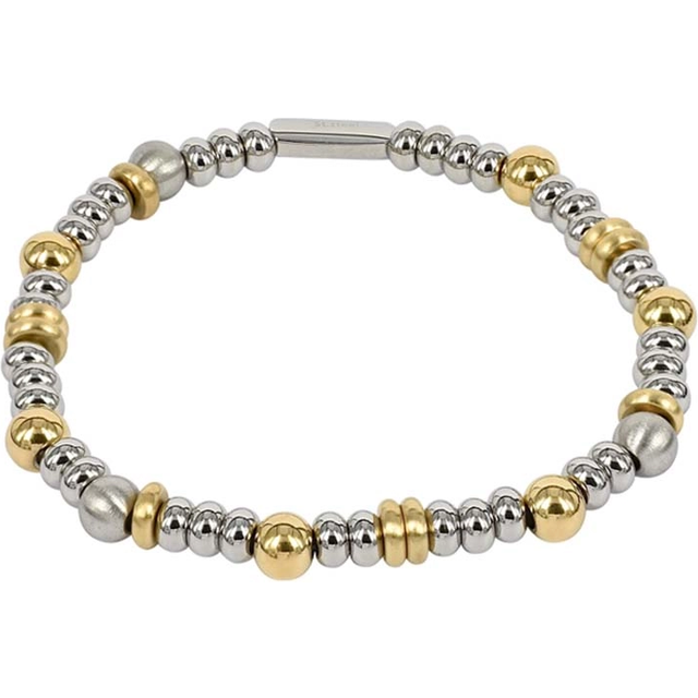 Astrid & Agnes - FREJA Armband Stål/Guld