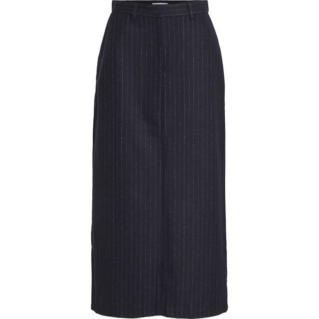 Vila - Kjol viVicca HW Ankle Skirt - Blå