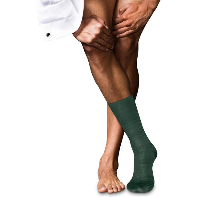 Falke mens highshine socks - hunter green