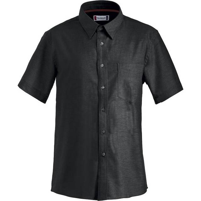 (2XL, Black) Clique Mens New Cambridge Formal Shirt
