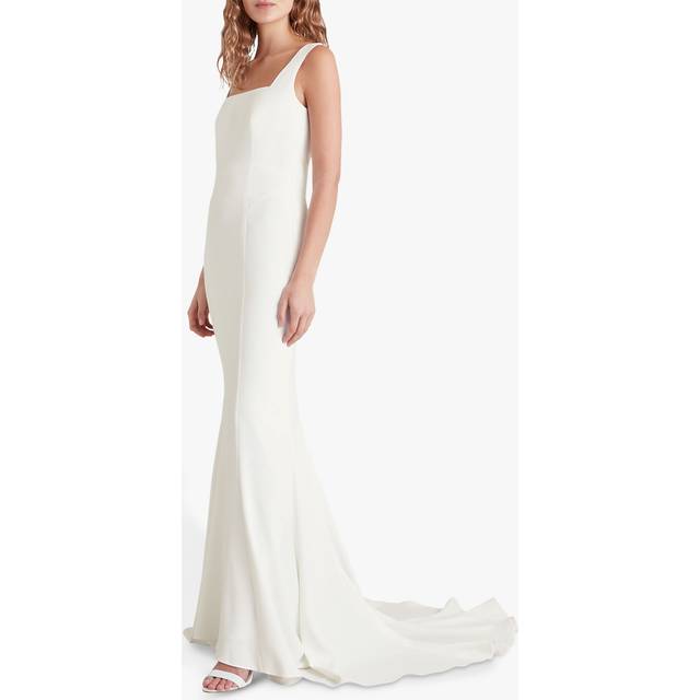 Whistles Square Neck Wedding Dress, Ivory