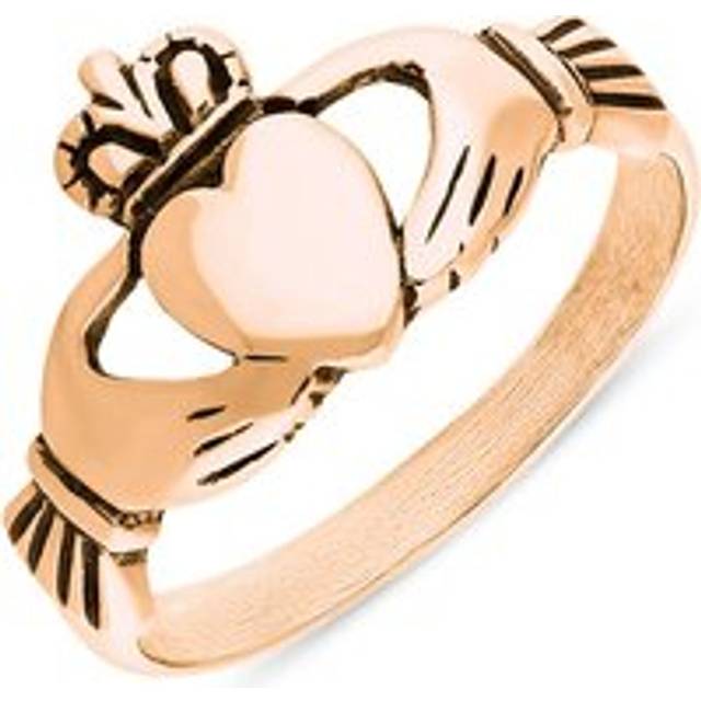 18ct Rose Gold Claddagh Ring