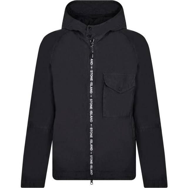 Stone Island Mens Cupro Black Nylon Jacket - Size Medium