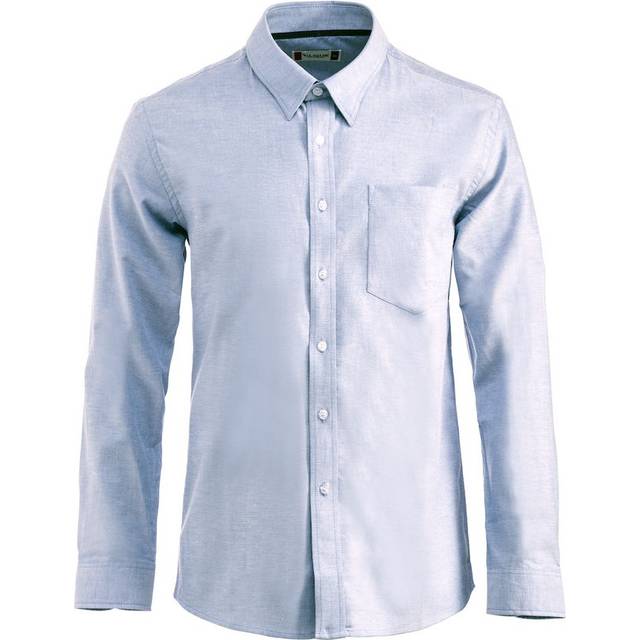(L, Royal Blue) Clique Mens Oxford Formal Shirt