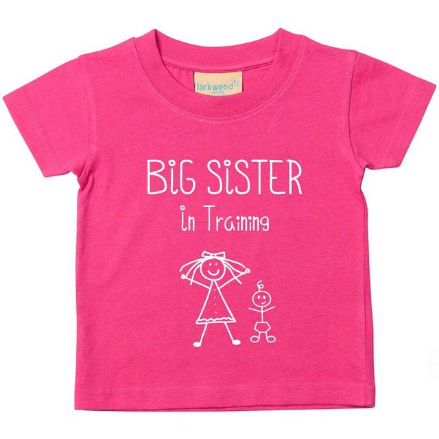 Big Sister In Training Pink Tshirt - 12-18 m