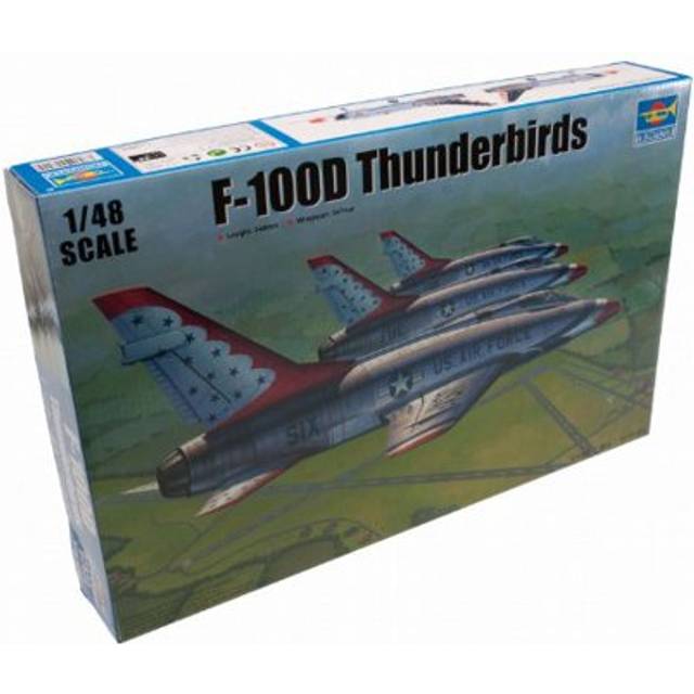 Tru02822 - Trumpeter 1:48 - F-100d Super Sabre Thunderbirds