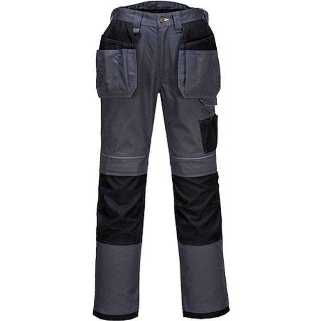 Portwest PW3 Holster Work Trousers T602 Zoom Grey/Black 48 Regular Col