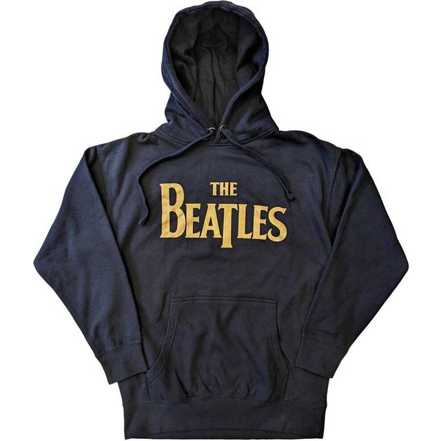 Drop T Logo Pullover Hoodie - Navy - M