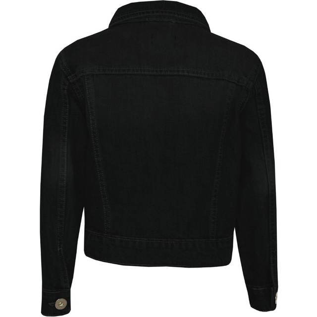 Kids boys jackets designer jet black denim jeans fashion jacket coat age 3-13 yr