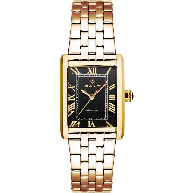 GANT Rhode Island Heritage G173104 - Dam - 24 mm - Analogt - Quartz - Mineralglas - Black (18 mm)