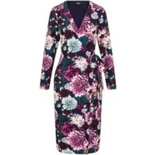 (12 UK, Floral) Paper Dolls Womens/Ladies Paxton Wrap Dress