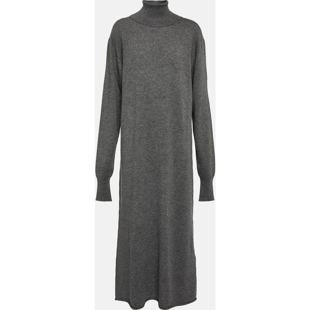 Jil Sander Cashmere turtleneck midi dress - grey (UK 10)