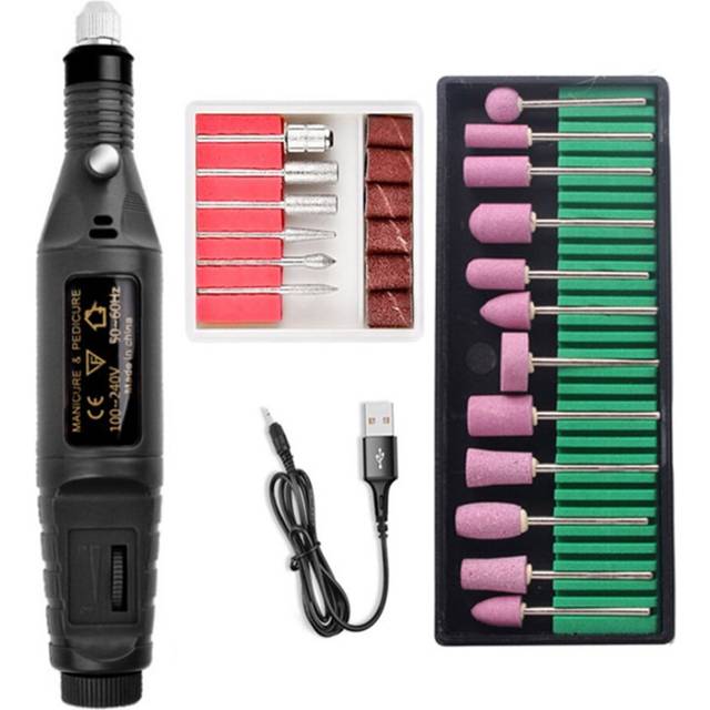 Plastic Sanding Machine Set Electric Pen Mini Electric Drill Sanding Tool Nail